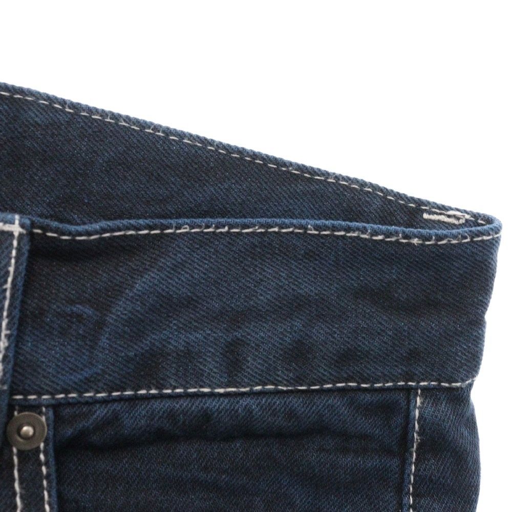 BLESS U (ブレスユー) BU wrinkle crack baggy denim バギー