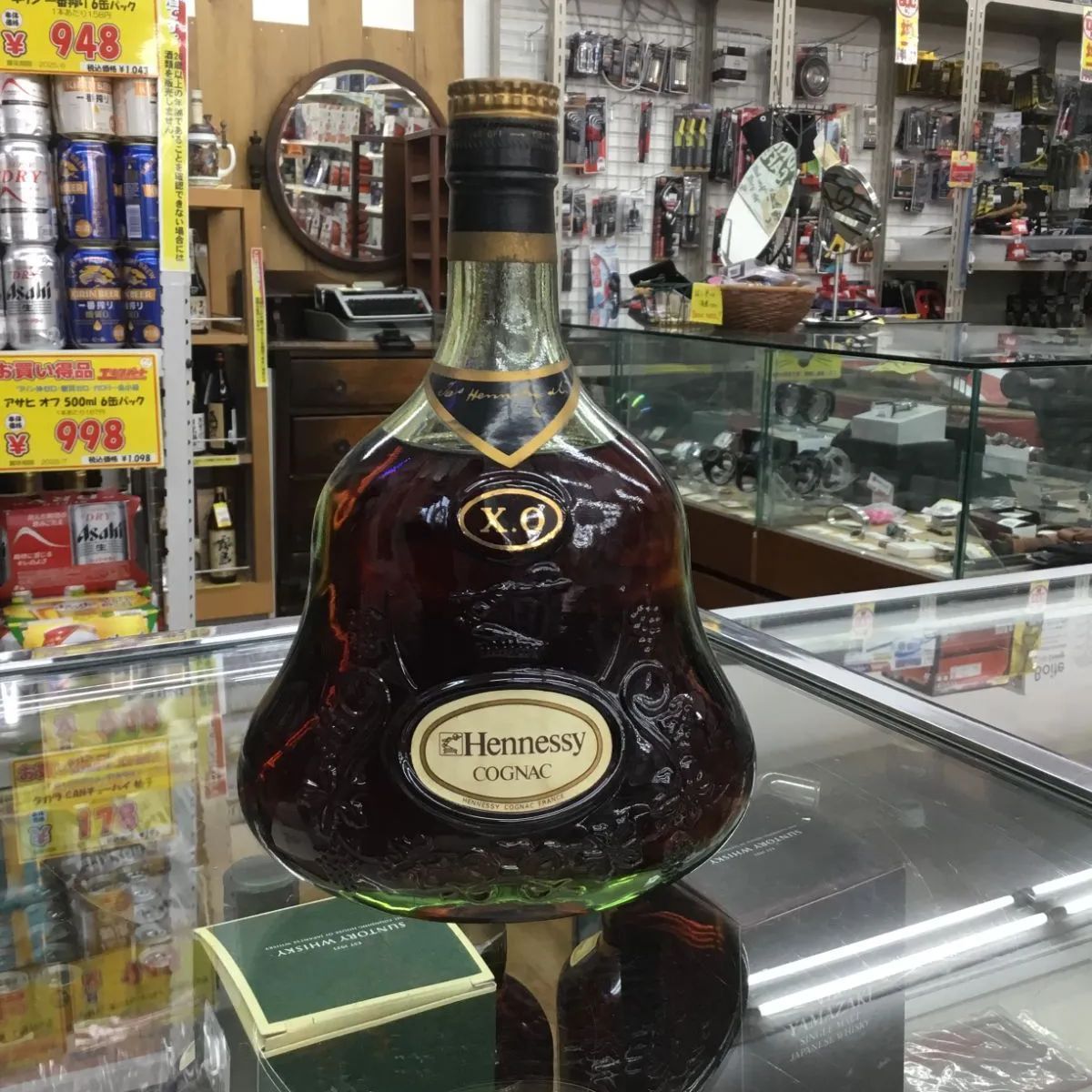 値下げ！未開栓古酒 JA's Hennessy XO 金キャップ グリーンボトル ヘネシー Hennessy ジャズ XO 金キャップ グリーンボトル 700ml