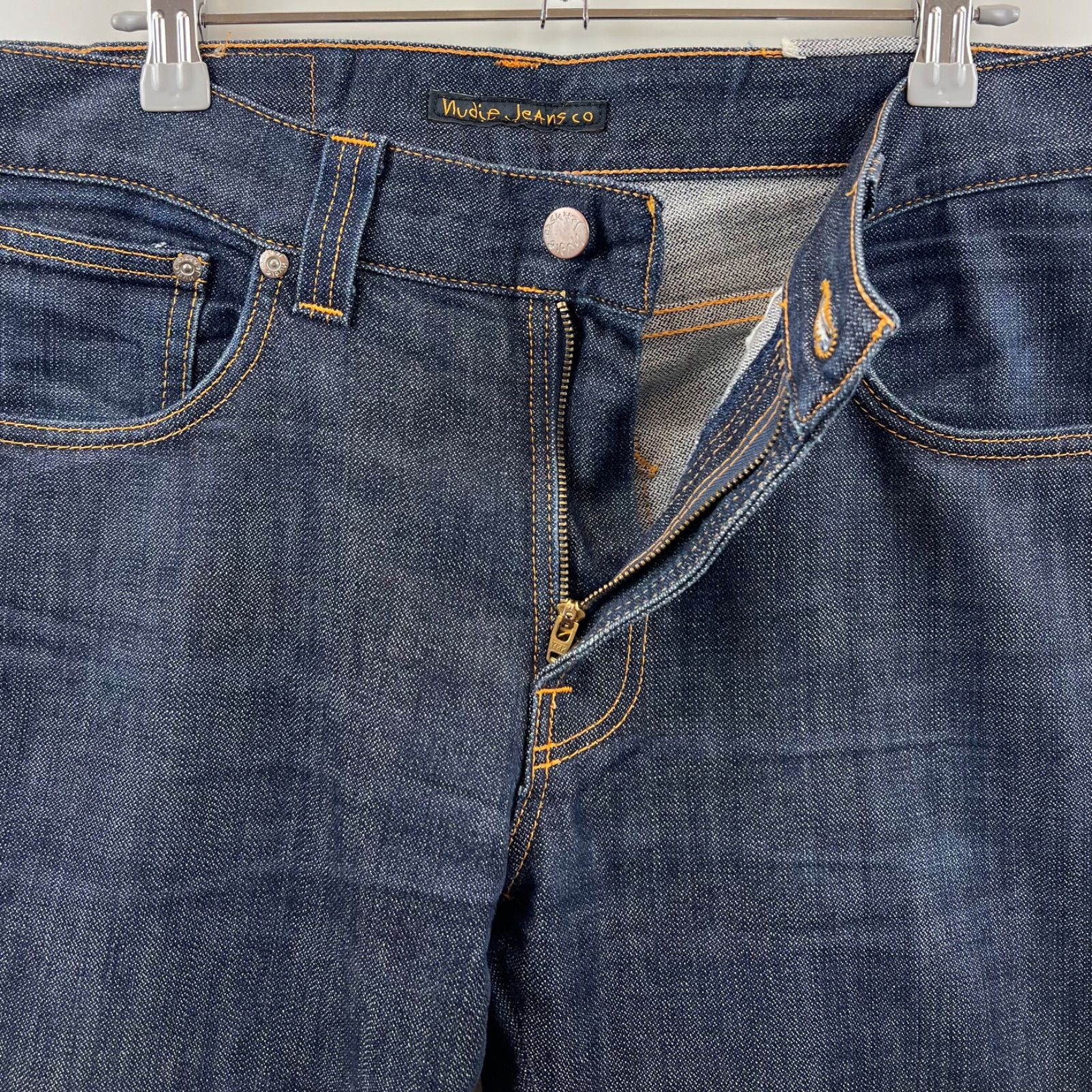 【美品】Nudie Jeans SLIM JIM W32 濃紺デニム イタリア製 Nudie Jeans Slim Jim denim pants w32 ITALY ヌーディー
