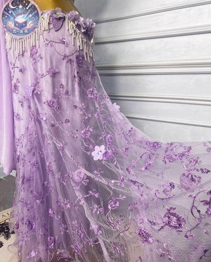 オリエンタル衣装 レースパープル