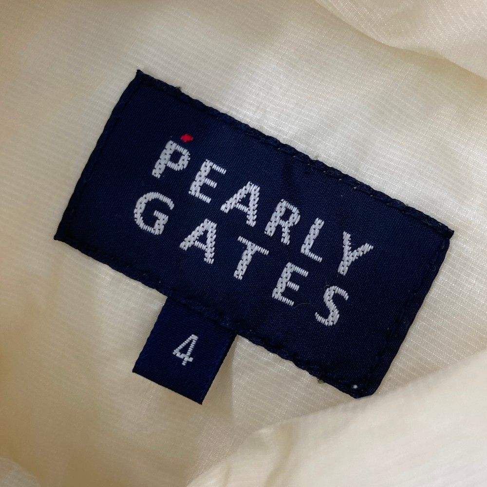サイズ：4 PEARLY GATES パーリーゲイツ 2WAY ダウンジャケット