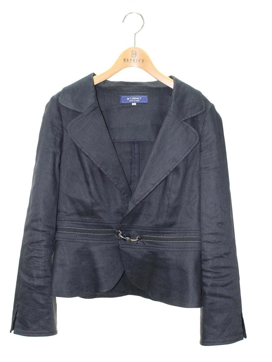 エムズグレイシー Tailored Jacket with bit 914115 ジャケット
