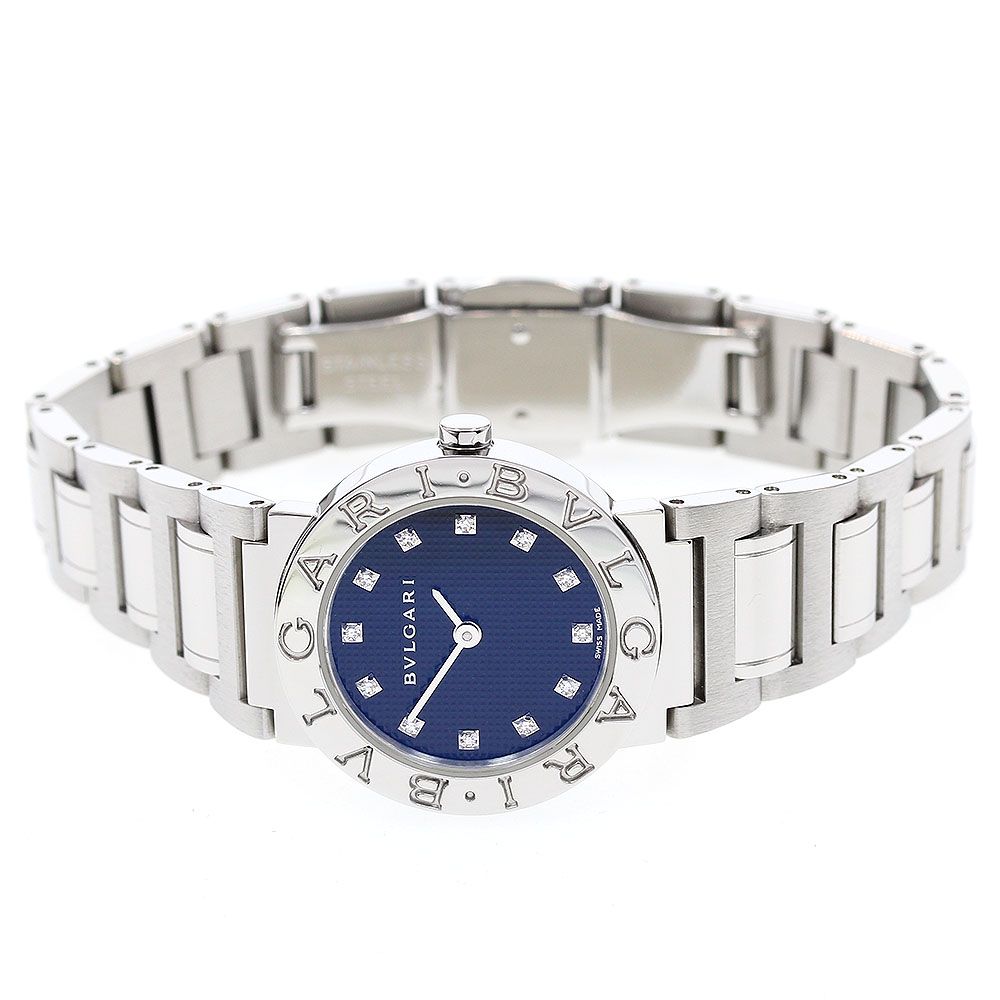 た*フ様 BVLGARI BB26SS 12P ダイヤ レディース 時計 ブルガリ BVLGARI BB26SS ブルガリブルガリ 12Pダイヤ クォーツ