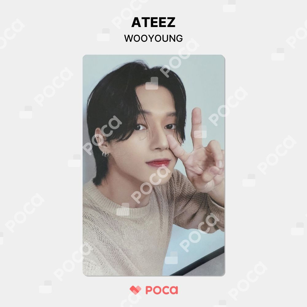 ATEEZ ウヨン Wooyoungトレカ サノク ② ATEEZ サノク ウヨン トレカ GOLDEN HOUR part.2 K-POP/アジア