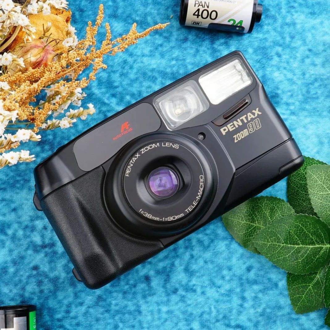 完動品◇ PENTAX ペンタックス zoom90 レトロなコンパクトフィルム