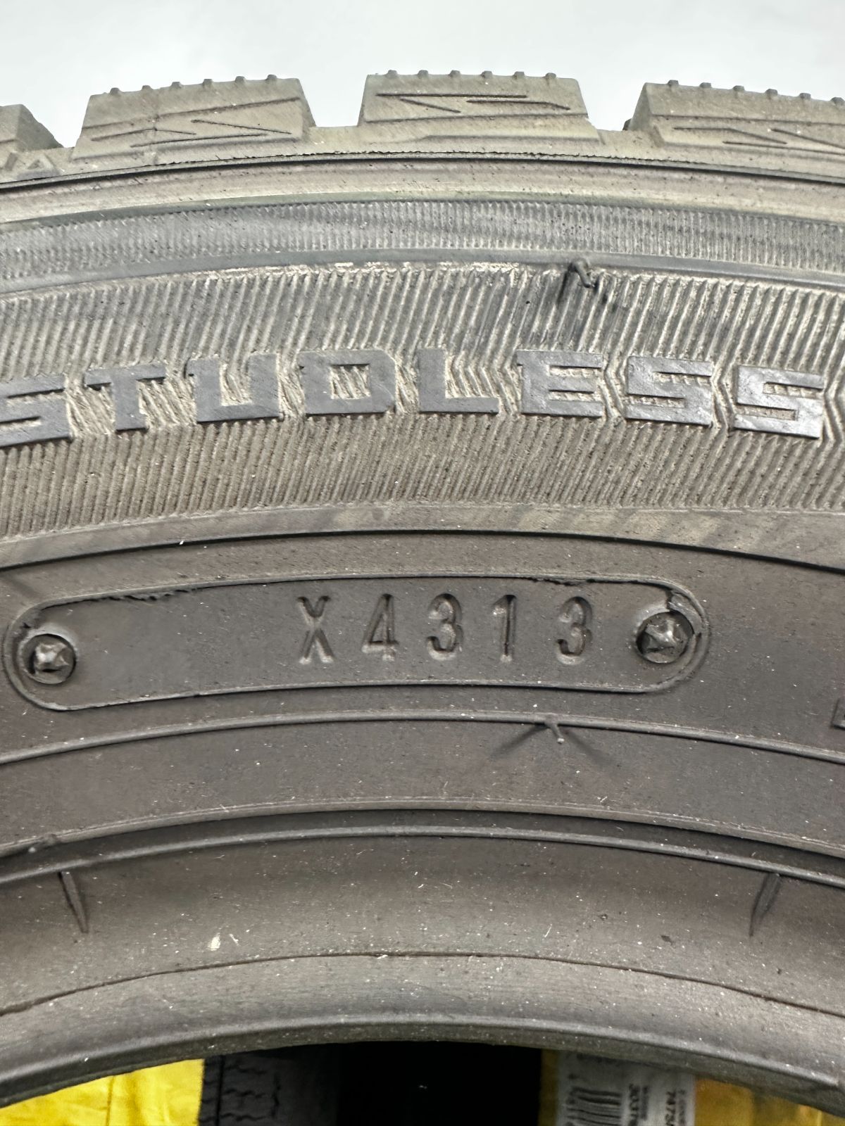  165 70 R 13 ダンロップ WM 01 2013年製 4本 冬タイヤ スタッドレス TA 475 13インチ スタッドレス