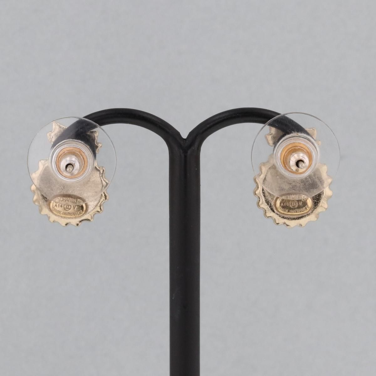 シャネル リボン　ココマーク　ピアス CHANEL （シャネル） ココマーク リボン ピアス ブランドジュエリー