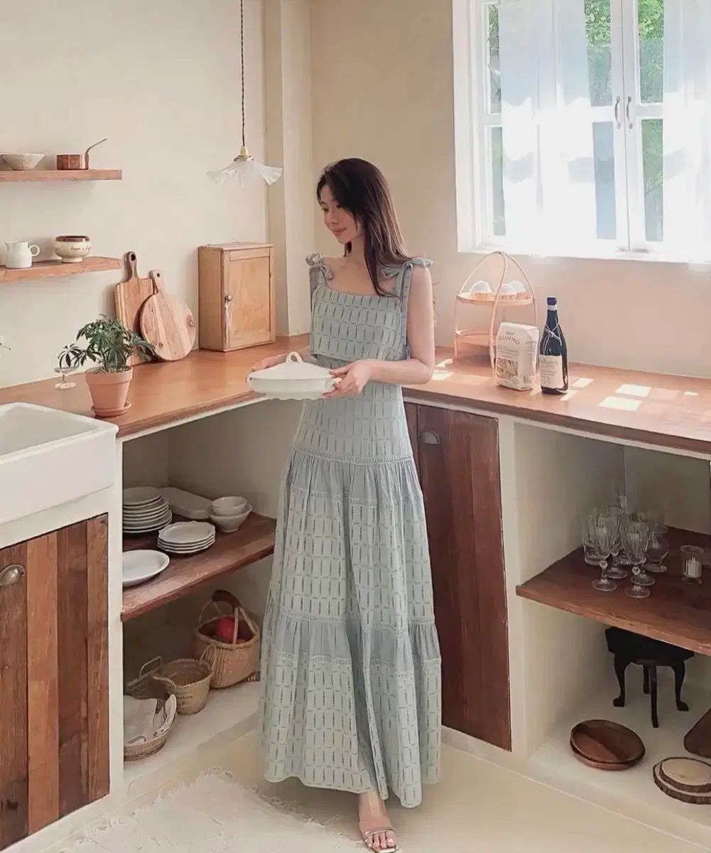 エヴァビン レブ エンブロイダリー レース ドレス