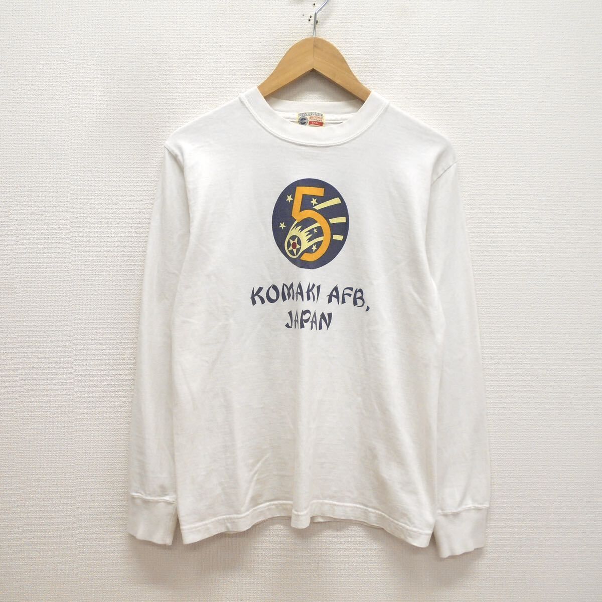 BUZZ RICKSON\u0027S バズリクソンズ KOMAKI AFB JAPAN 長袖Tシャツ ロンT
