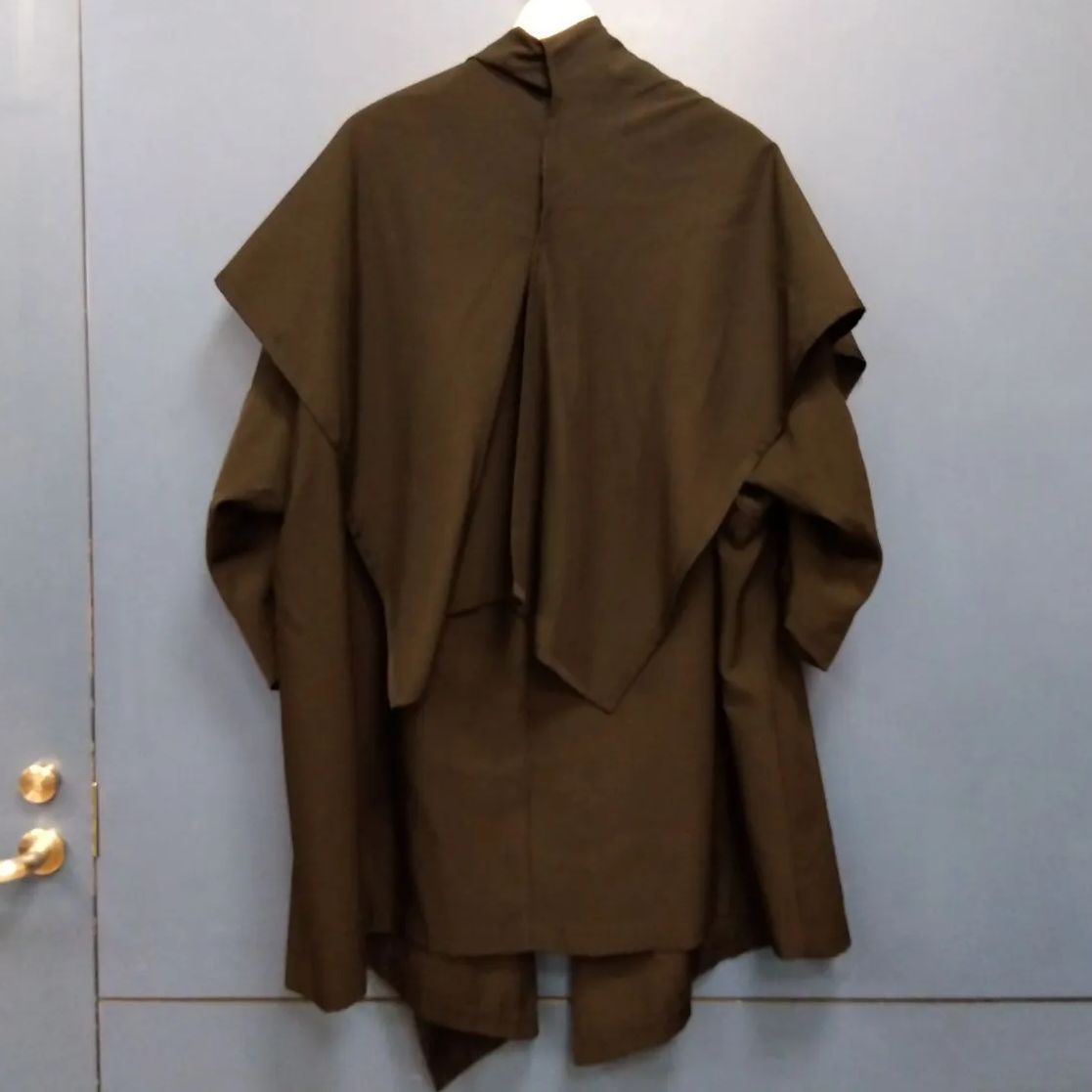 M9 Y's ワイズ ヨウジヤマモト 変形マントコート ブラック 1サイズ