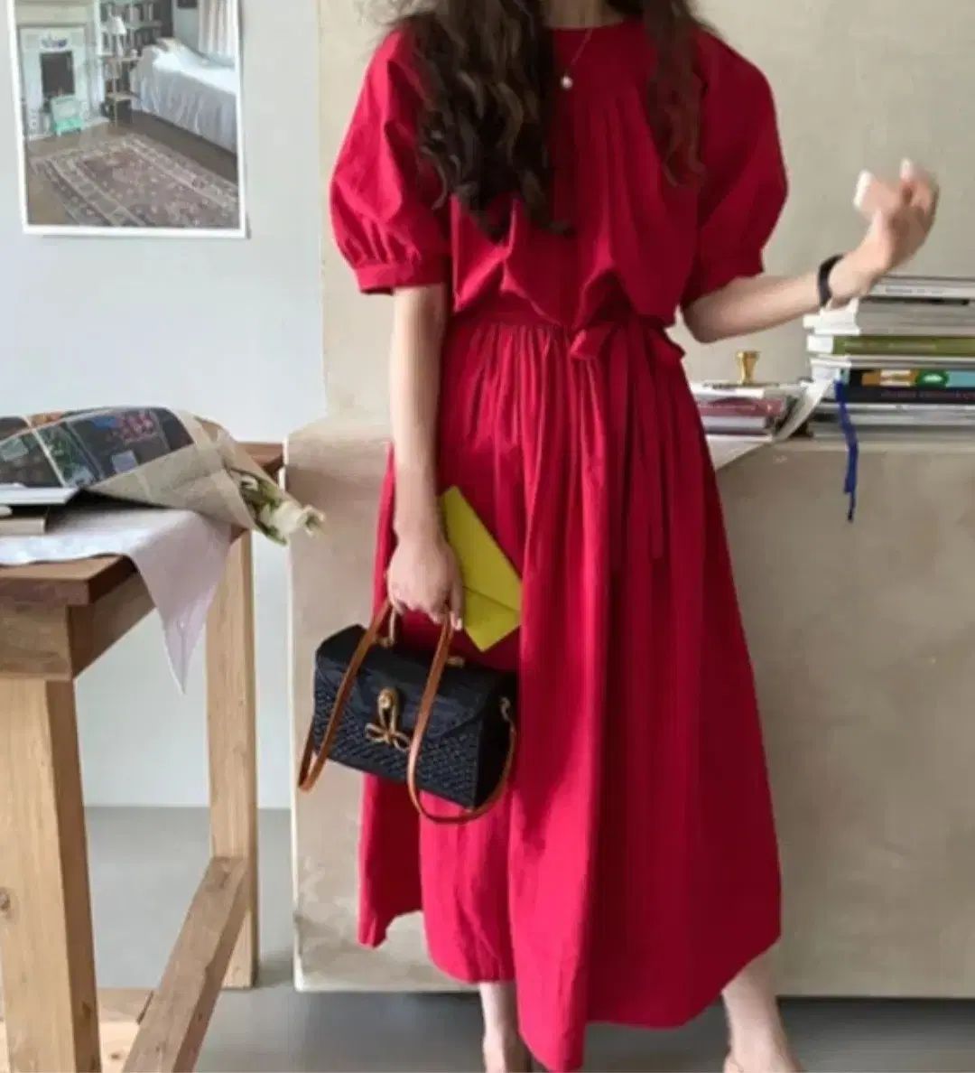 ロング丈ワンピース