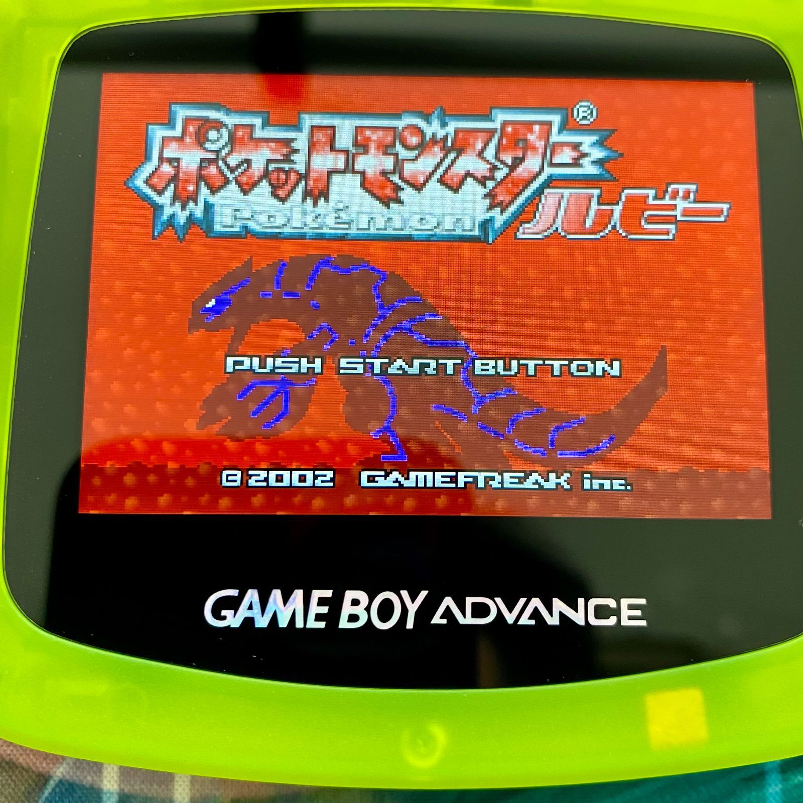 GAME BOY ADVANCE 本体 クリア ケース・電池付き！】超高画質液晶化！ゲームボーイアドバンス