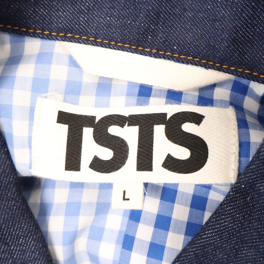 TSTS (ティーエスティーエス) 24AW 2GINGHAM LINING DENIM JACKET