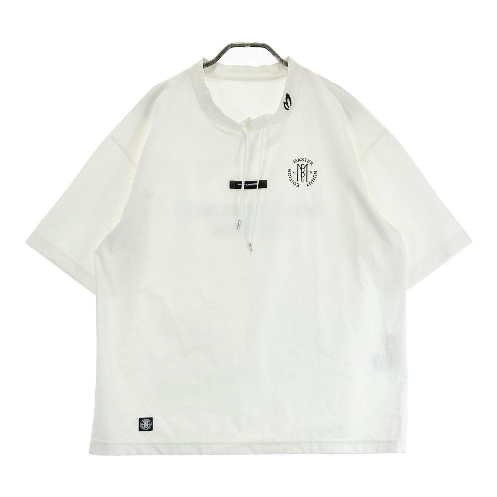サイズ 4 MASTER BUNNY EDITION マスターバニーエディション 2025年モデル 半袖Tシャツ プリント ホワイト系 240101417667 ゴルフウェア メンズ ストスト