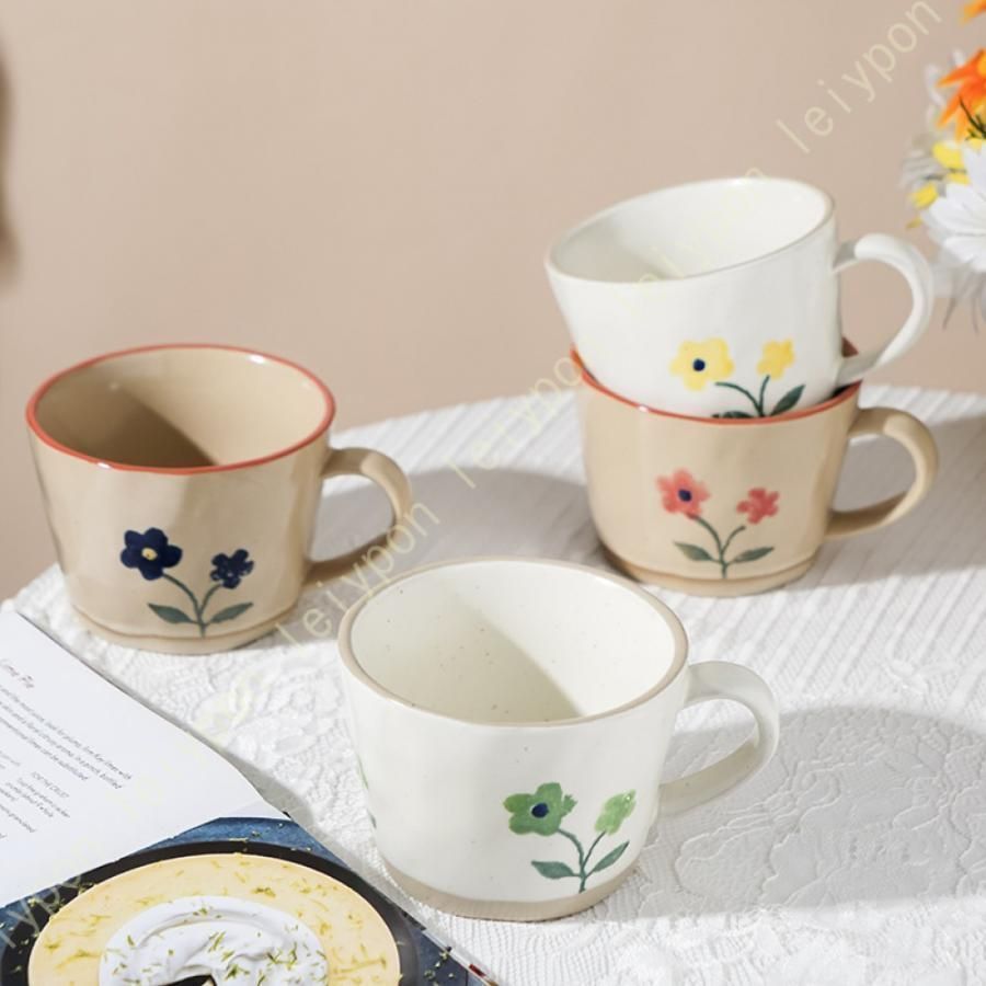 美しい古美術◾️蔵から紺色のアザミの花が描かれたステキな雰囲気の夏