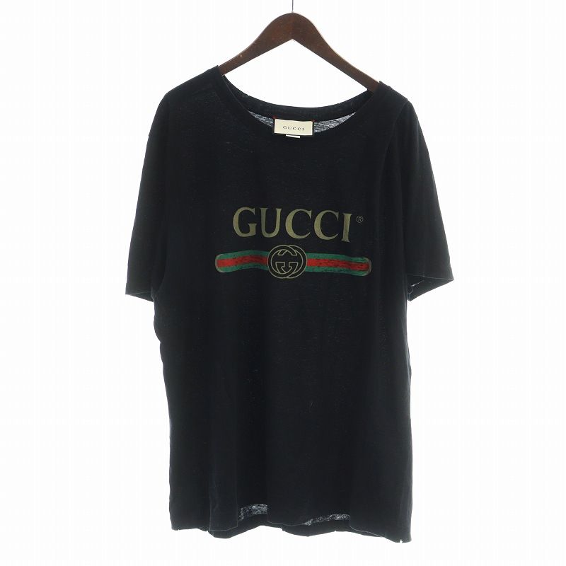 グッチ GUCCI Tシャツ カットソー 半袖 ヴィンテージロゴ