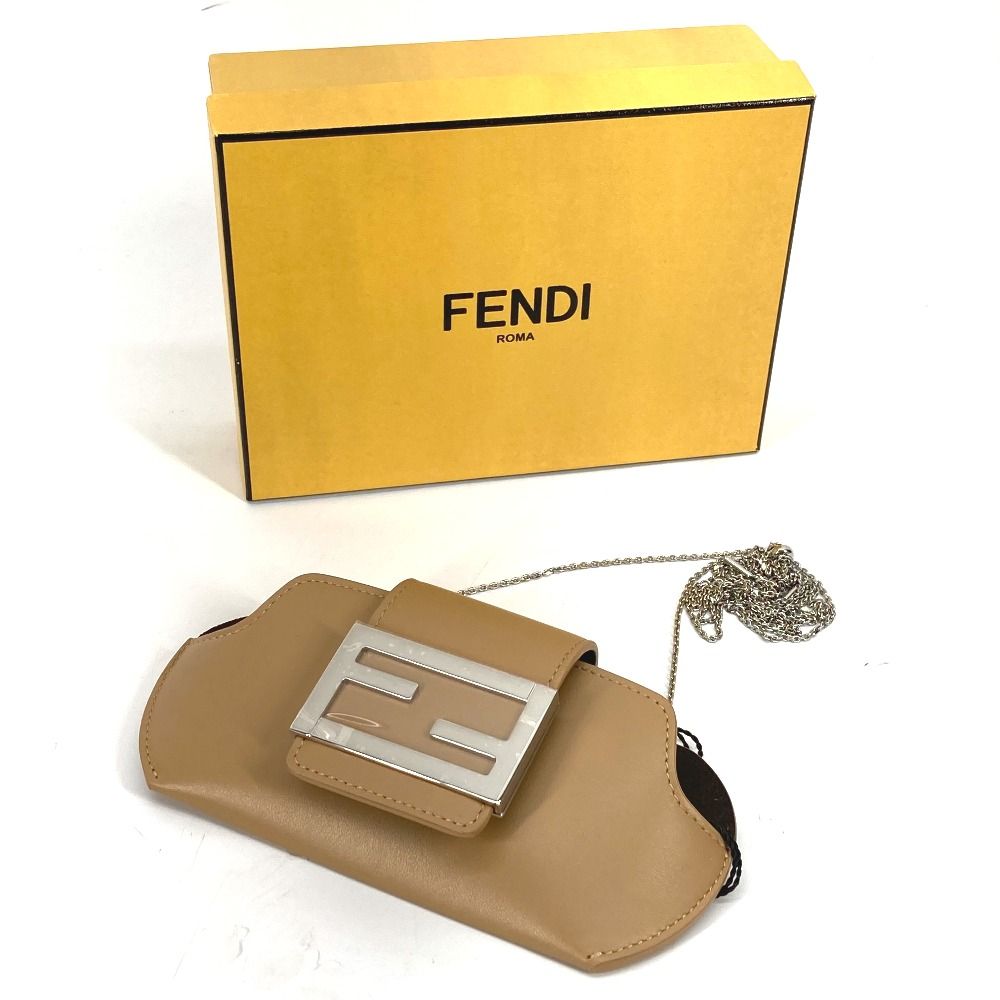 FENDI フェンディ ポーチ サングラスケース レザー