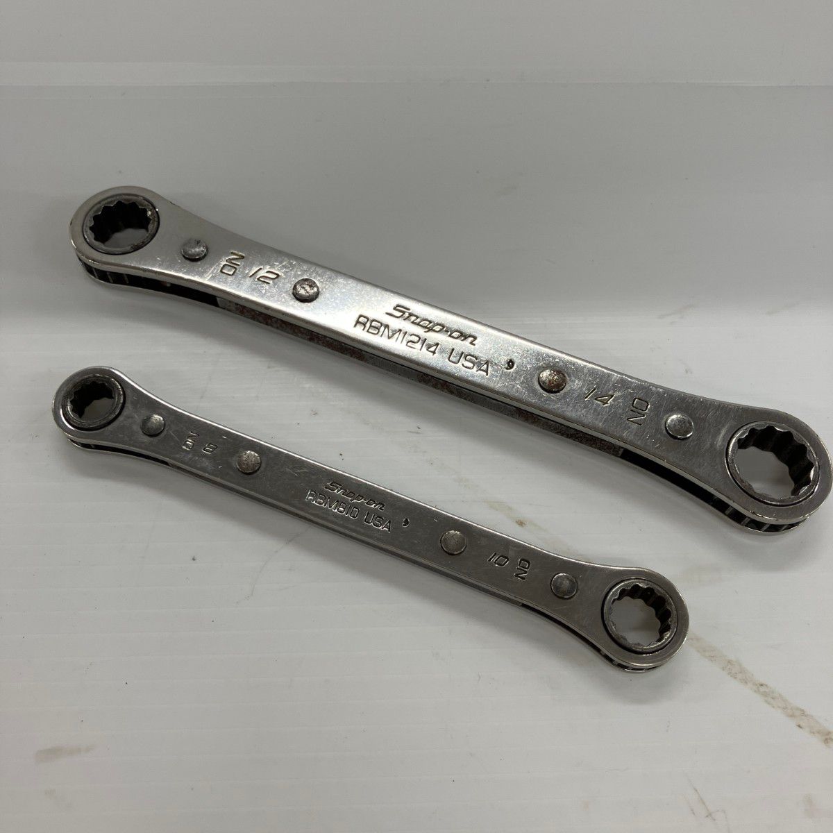 Snap-on スナップオン 板ラチェットレンチ RBM810/1214 2本セット Snap-on スナップオン 板ラチェットレンチ RBM810/1214 2本セット
