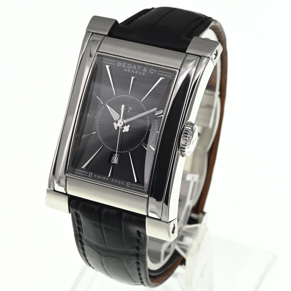 ★ベダ＆カンパニー　NO.7　737　メンズ　自動巻き★【89102Y】 ベダ\u0026カンパニー No.7 737 SS×革 AT シルバー文字盤 Ａランクの買取