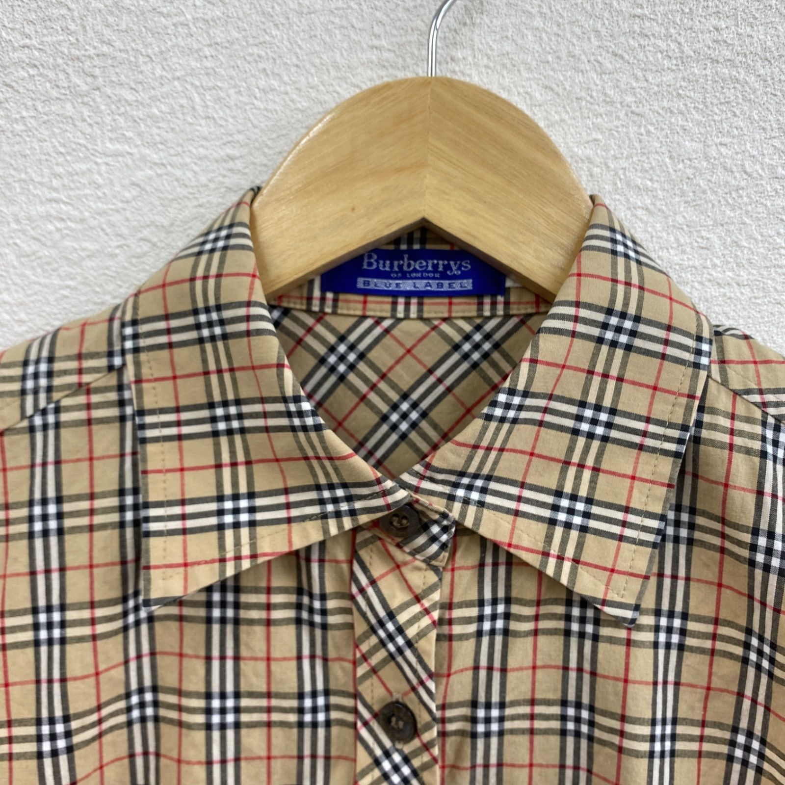 美品】 バーバリーブルーレーベルノバチェック タンクトップ