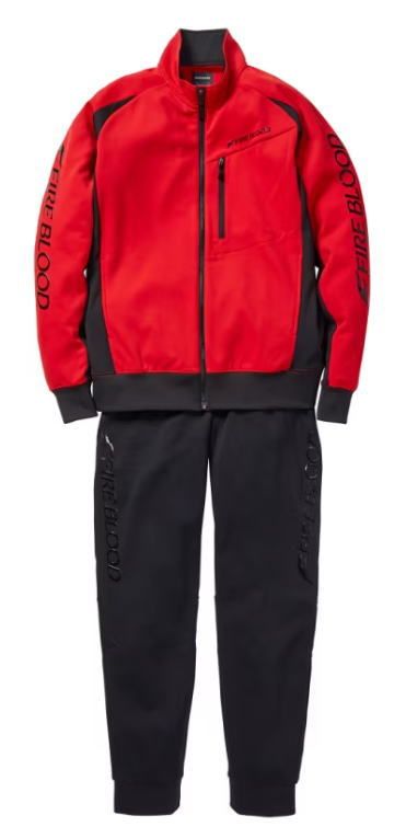 シマノ リミテッドプロ スウェット スーツ MD-111X ブラッドレッド L