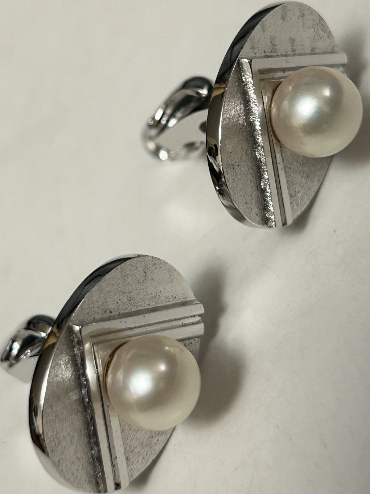 ☢ 90年代SILVER刻印ボディーPEARLトップCUFF