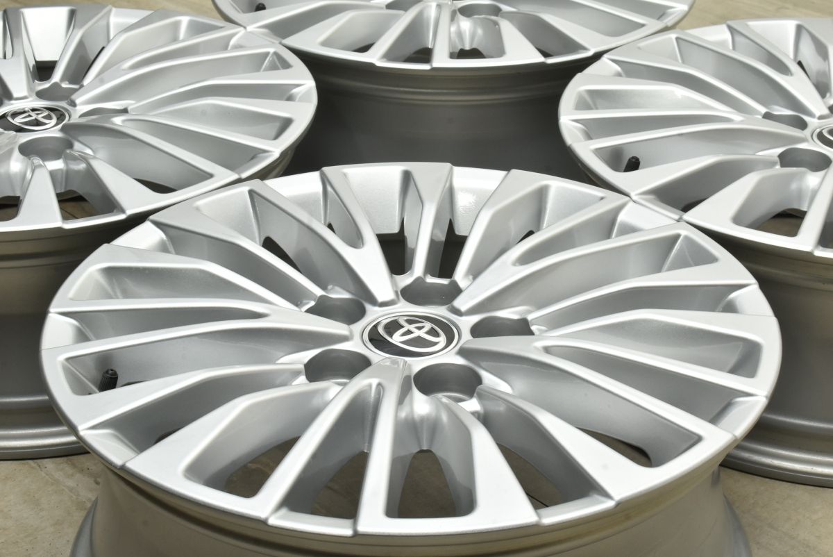 新車外し品 トヨタ ヴェルファイア 純正 オプション 17in 6.5J 40 PCD120 4本セット アルファード 流用 ノーマル戻し スタッドレス用に