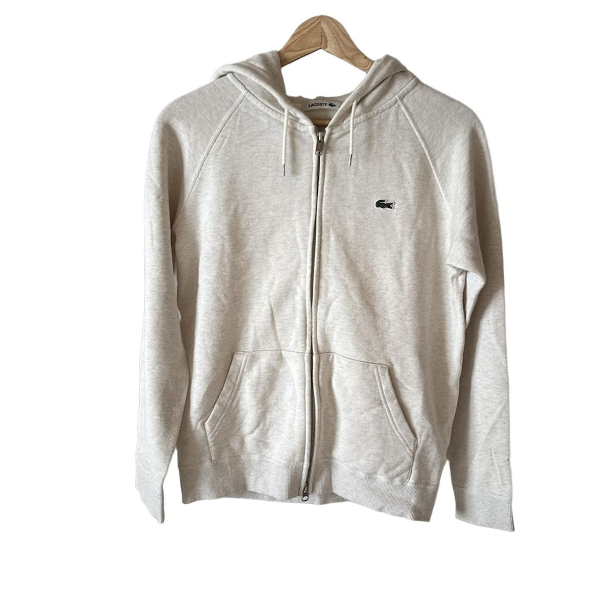 Lacoste ラコステ パーカー サイズ36 S レディース - アイボリー 長袖