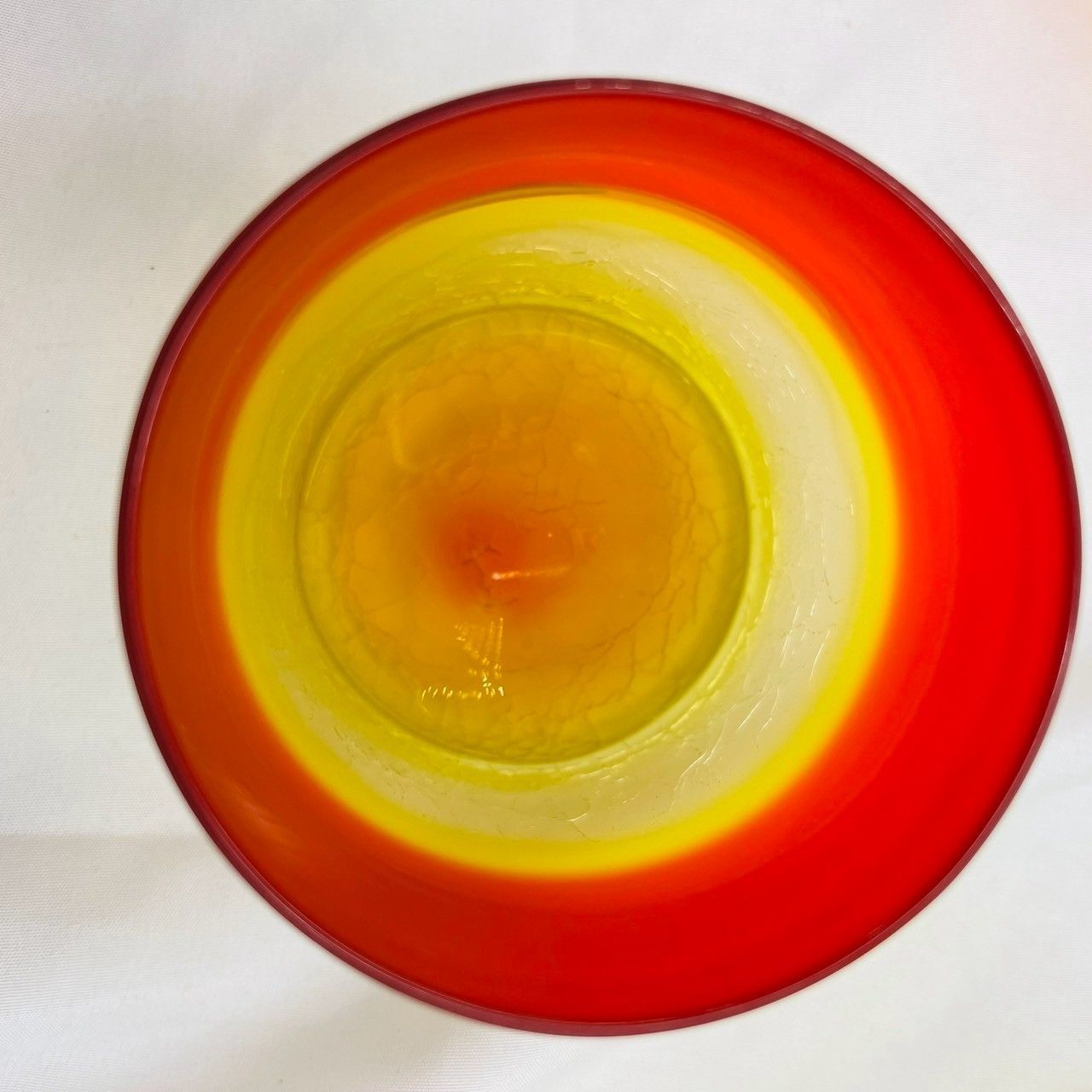 ❗️✨手作り✨❗️】沖縄 琉球ガラス 赤オレンジ系アソート7点 花瓶