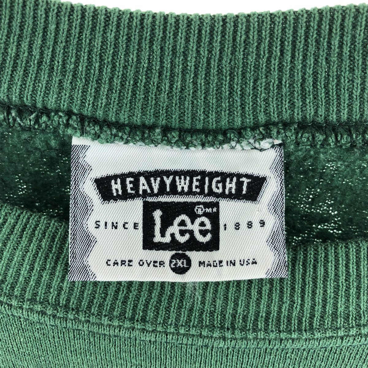 古着 90年代 リー Lee HEAVYWEIGHT 無地スウェット トレーナー USA製