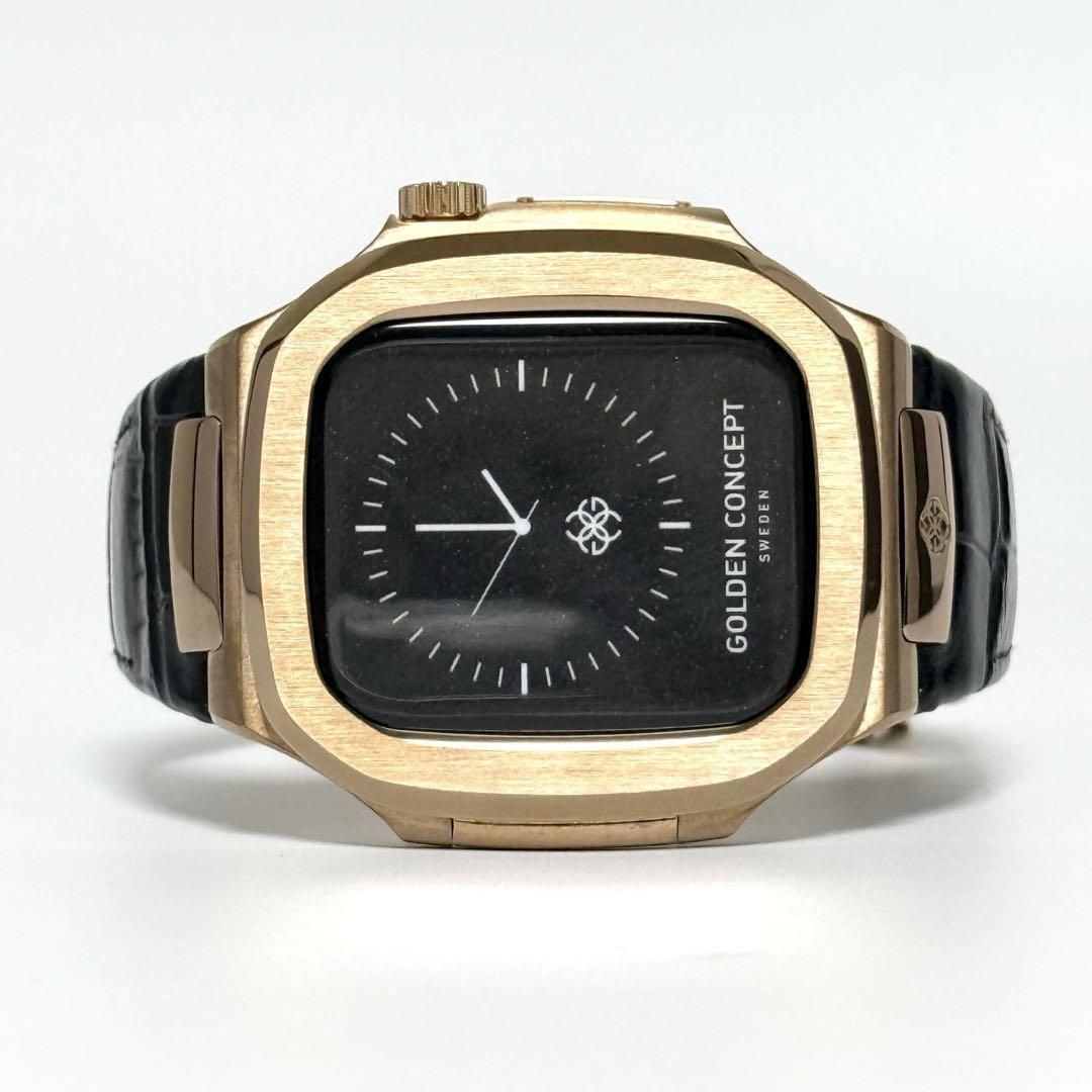 45mm ゴールデンコンセプト アップルウォッチ用 9|8|7 ケース バンド