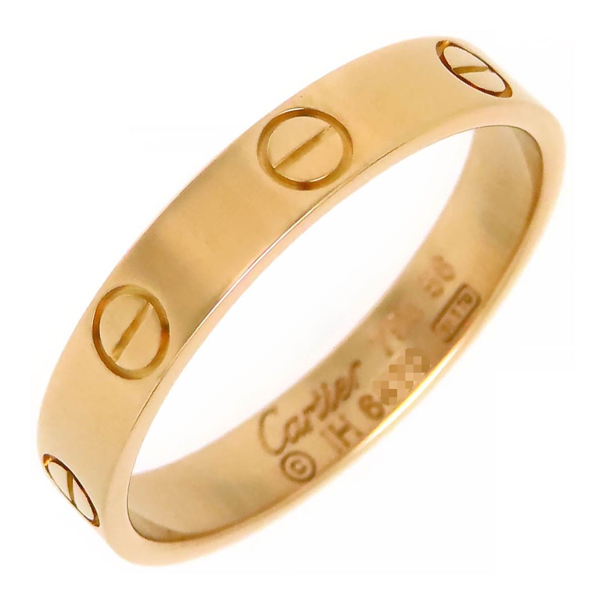 カルティエ ラブ ウェディング リング 56 B4085256 750 K18PG ユニセックス CARTIER ジュエリー