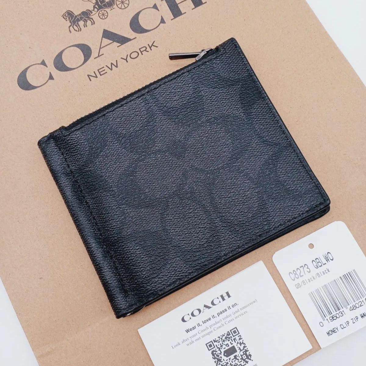箱新品 ポールスミス 本革 レザー 折財布 財布 メンズ 茶色