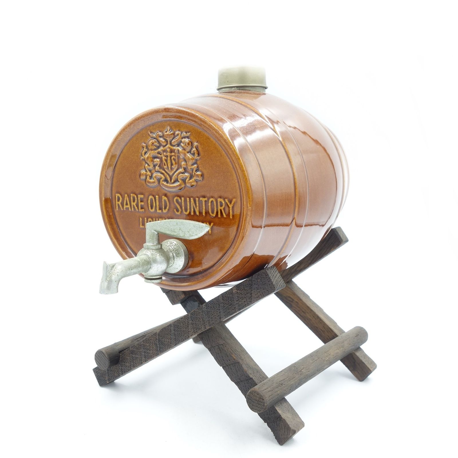 【希少！】SUNTORY 壽屋 ウイスキー陶器樽型ディスペンサー ディスプレイ 希少！】SUNTORY 壽屋 ウイスキー陶器樽型ディスペンサー