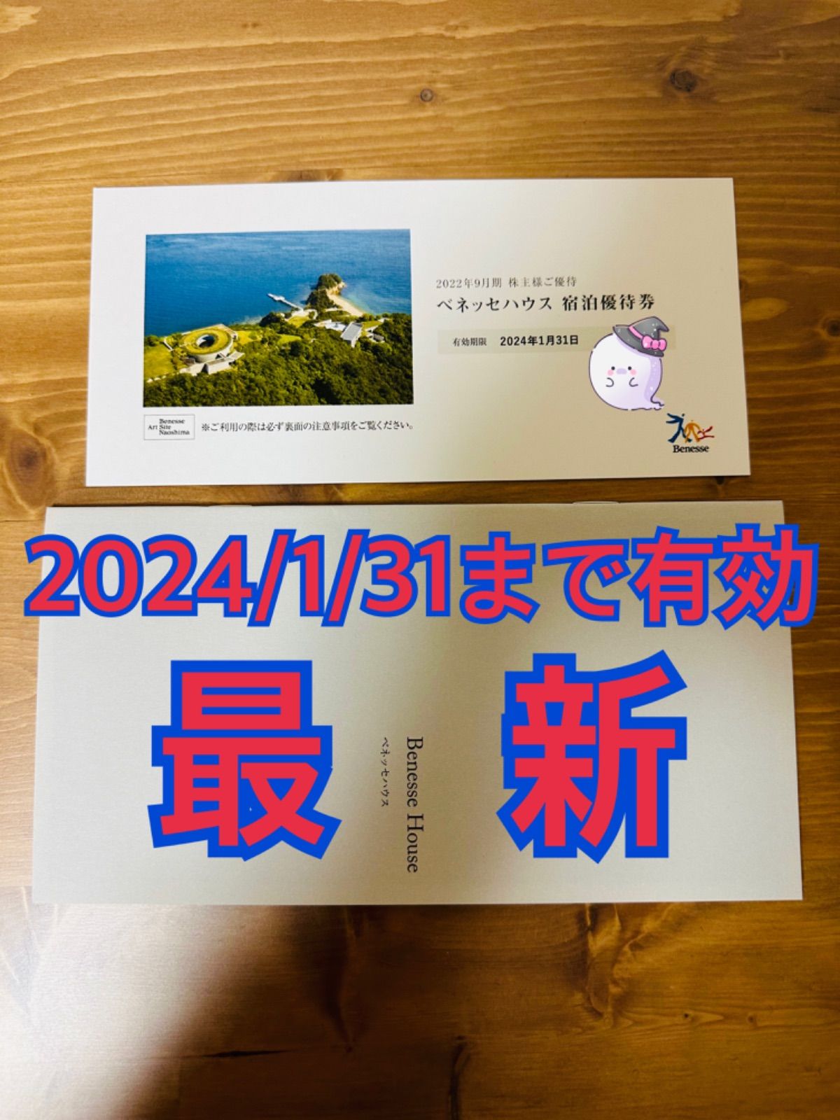 ベネッセハウス宿泊優待券 株主優待券 30割引券 無料 - その他