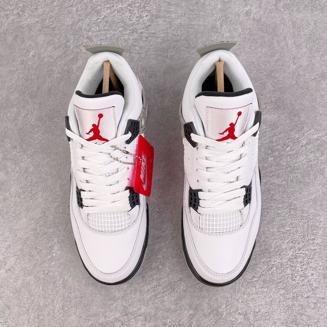 値下げします 新品エア ジョーダン 4 レトロ OG ホワイト セメント IV デッドストック 新品箱入り Nike Air Jordan 4  Retro OG White Cement - メルカリ