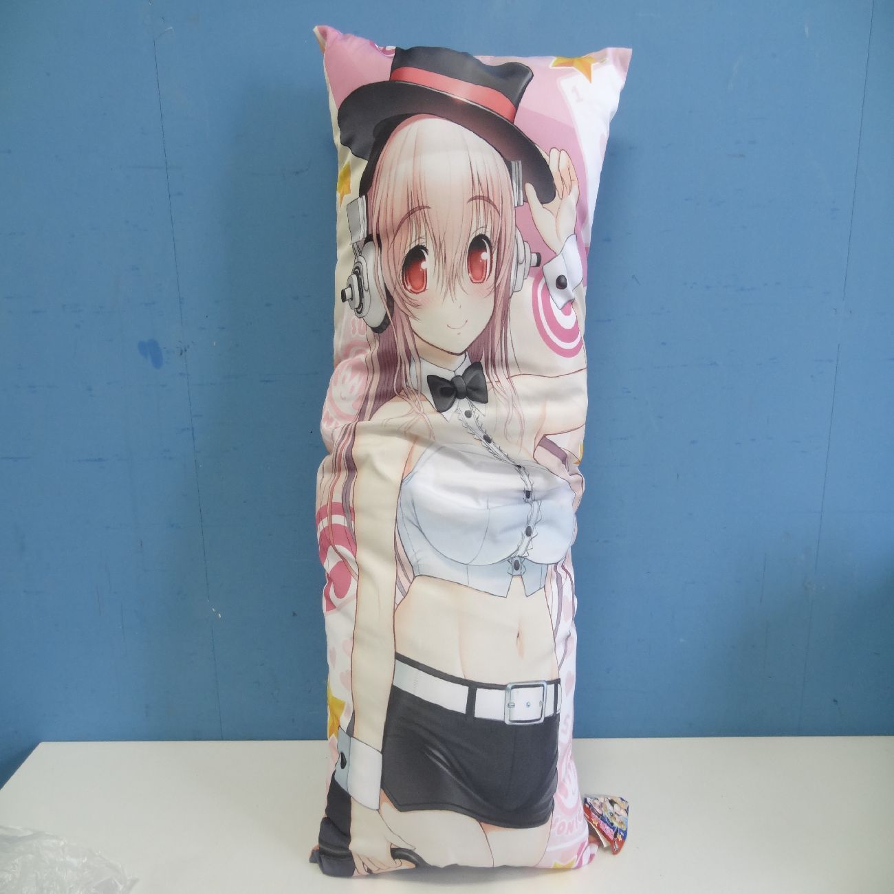 すーぱーそに子 描き下ろし ロングピロー 85㎝×37㎝ 抱き枕