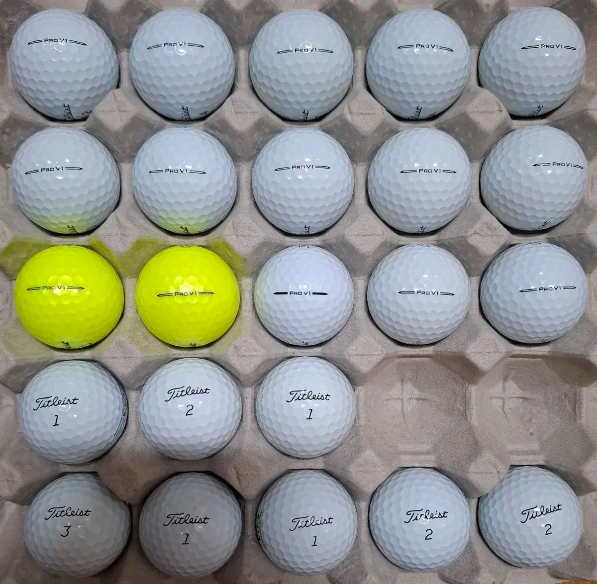 A グレード Titleist タイトリスト PROV1 ロストボール ゴルフボール 23 スポーン
