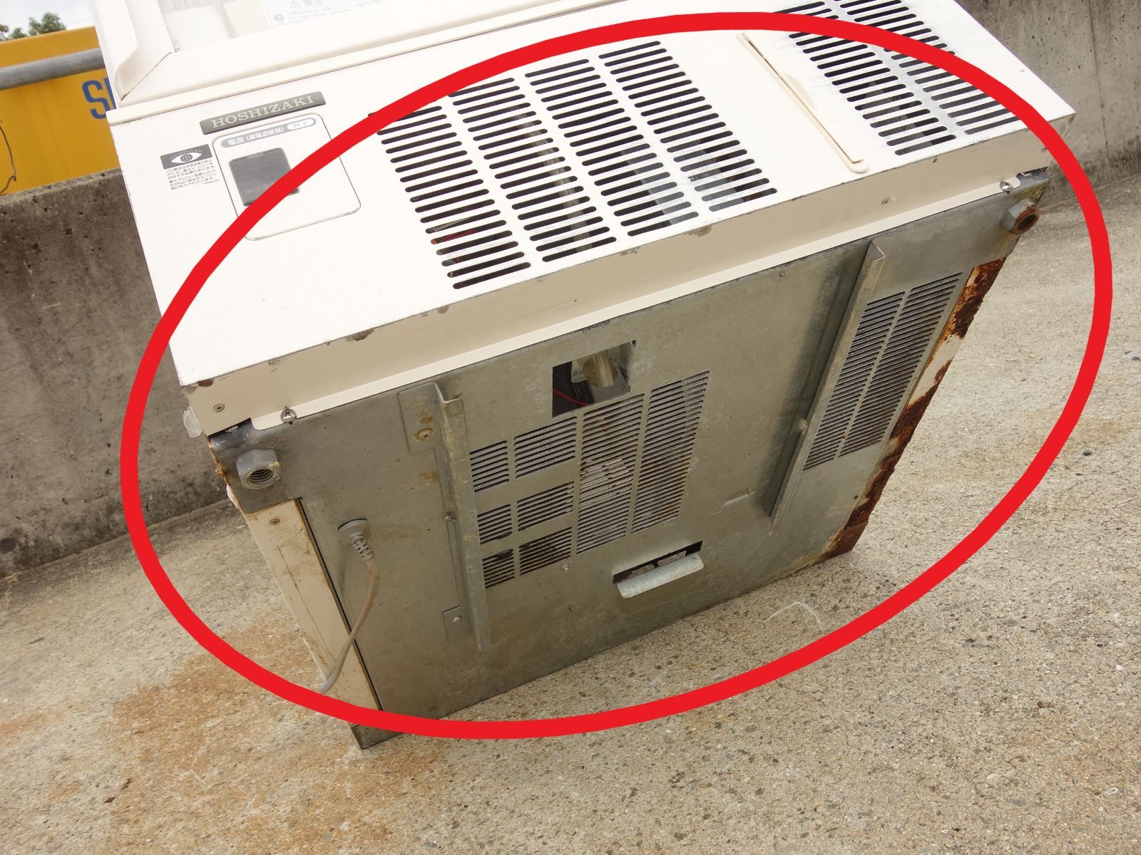 中古】K▽ホシザキ 業務用 冷蔵ショーケース 瓶冷やし ガラス扉