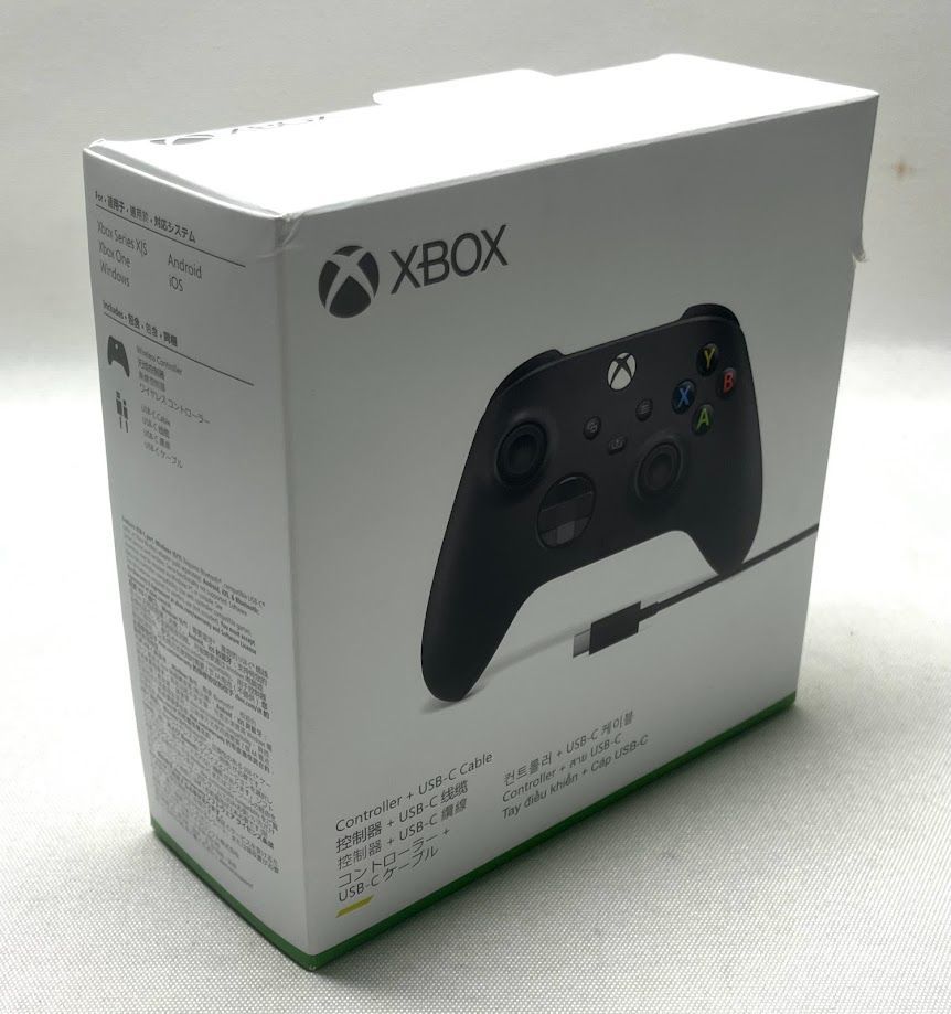 【美品】 【純正品】Xbox ワイヤレス コントローラー+ USB-C ケーブル 部品 1V8-00005 A0814 1004ML004 0120240909101801