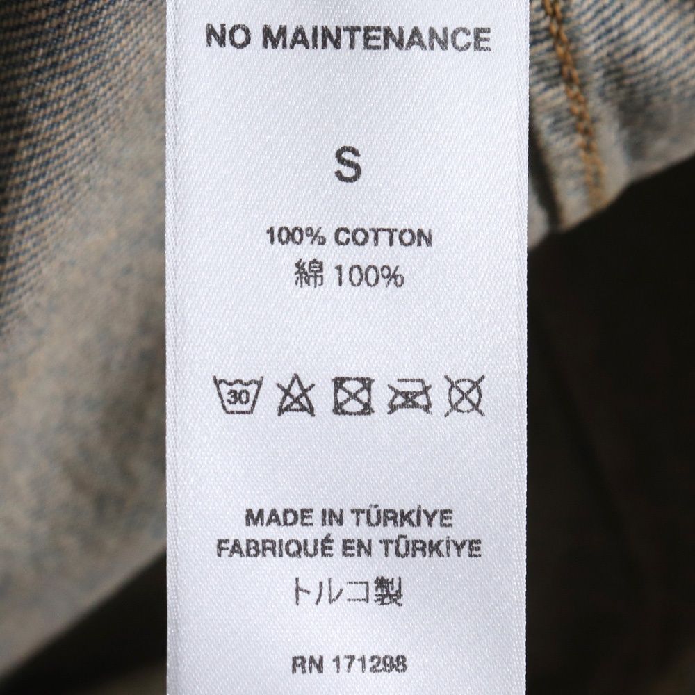 1/31 ご予約品② NO MAINTENANCE Sand-Wash Mechanic Jacket Sサイズ インディゴ RN