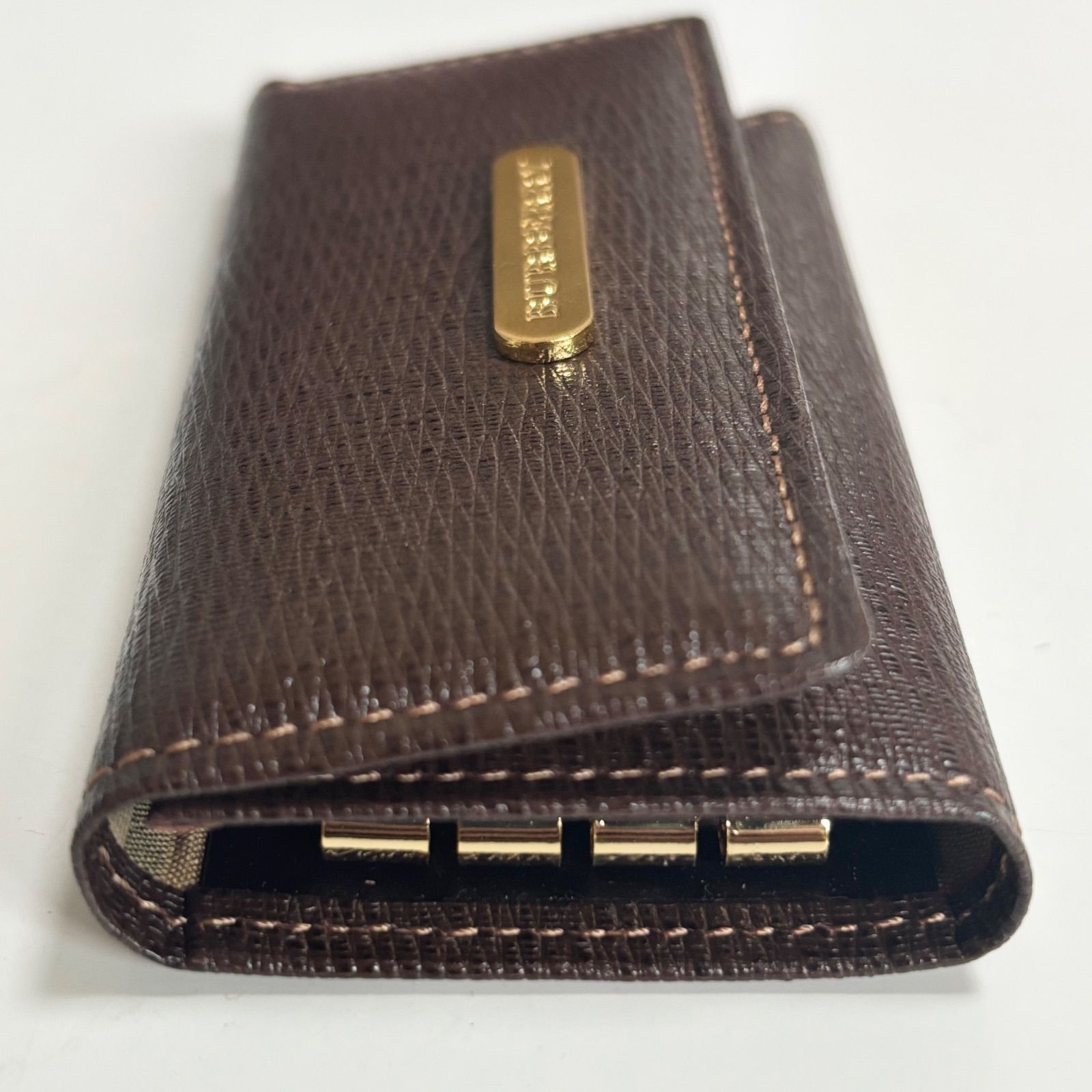 未使用 Burberry バーバリー ノバチェック キーケース 鍵入れ 箱付き BURBERRY - 【未使用】Burberry キーケース ノバチェックの通販