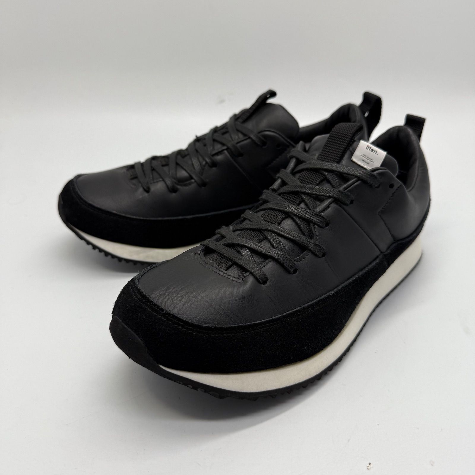 BLUEOVER × itten RICK black 26cm ブルーオーバー イッテン コラボ 別注 スニーカー リック 大阪