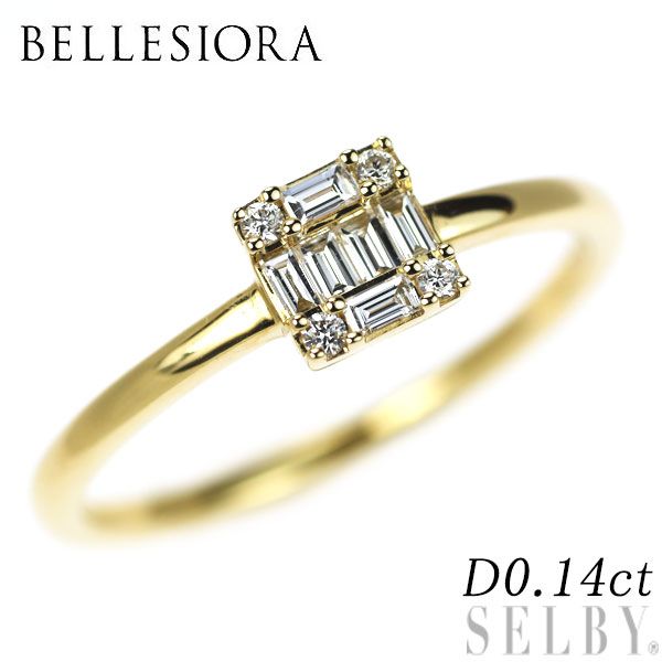 ベルシオラ BELLESIORA K18 ダイヤリング 11号 BELLESIORA フラワー