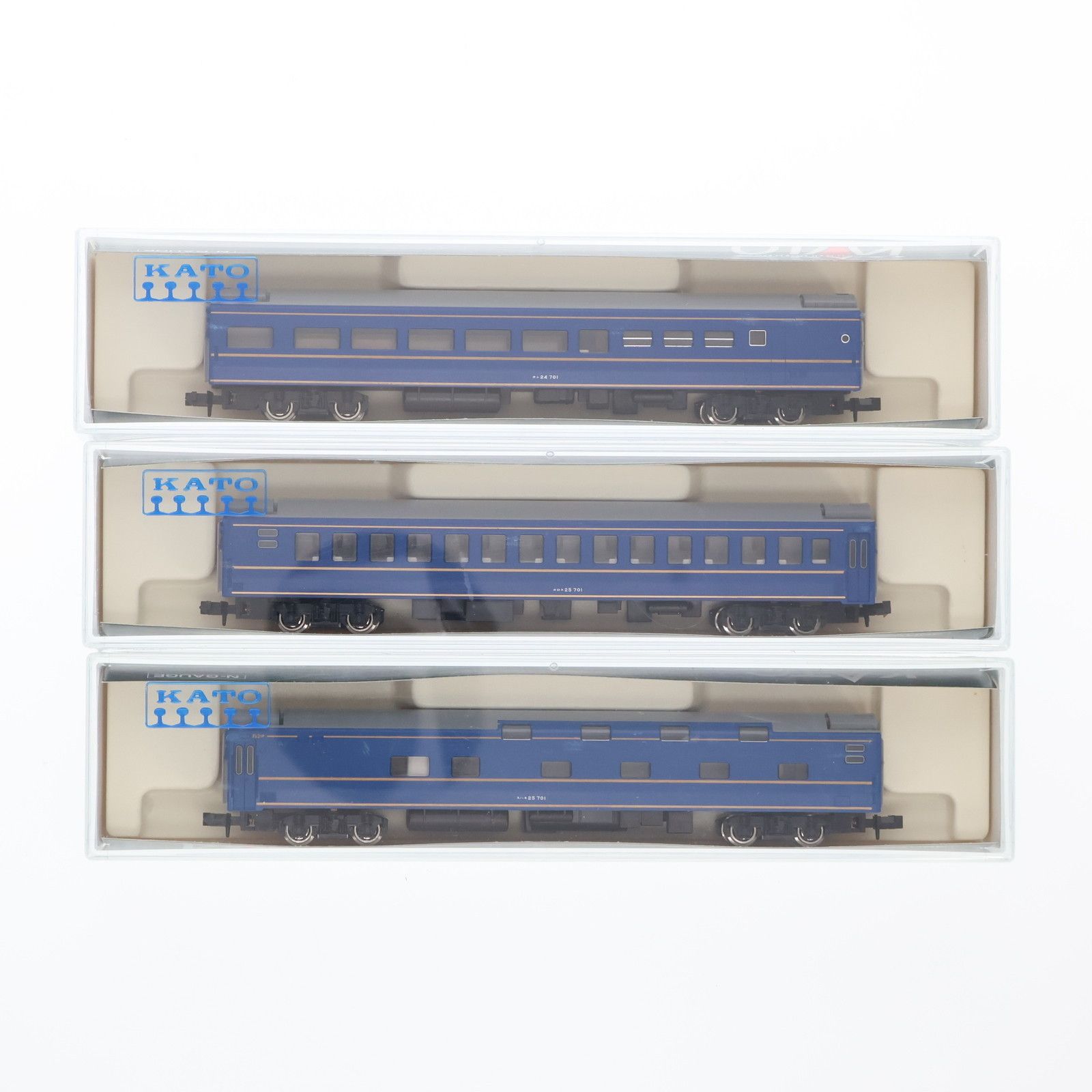 10-068 24系25形 金帯 3両増結セット(動力無し) Nゲージ 鉄道模型 KATO