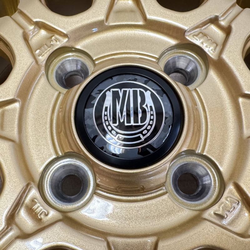 12インチアルミホイール 4本セット 軽トラ 軽バン 独占特注 MUD BAHN XR-800M GL RP ゴールド リムポリッシュ 12-4.0 12-4.00B TRITUETUBI_COM