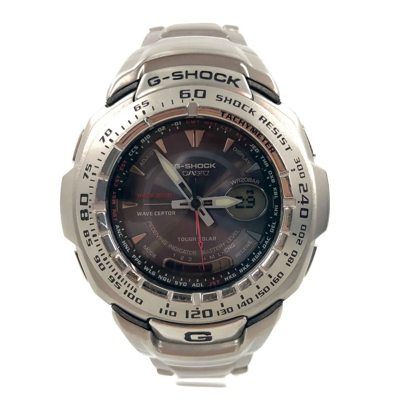 CASIO カシオ G-SHOCK Gショック GW-1600J SS/ソーラー ブラック文字盤