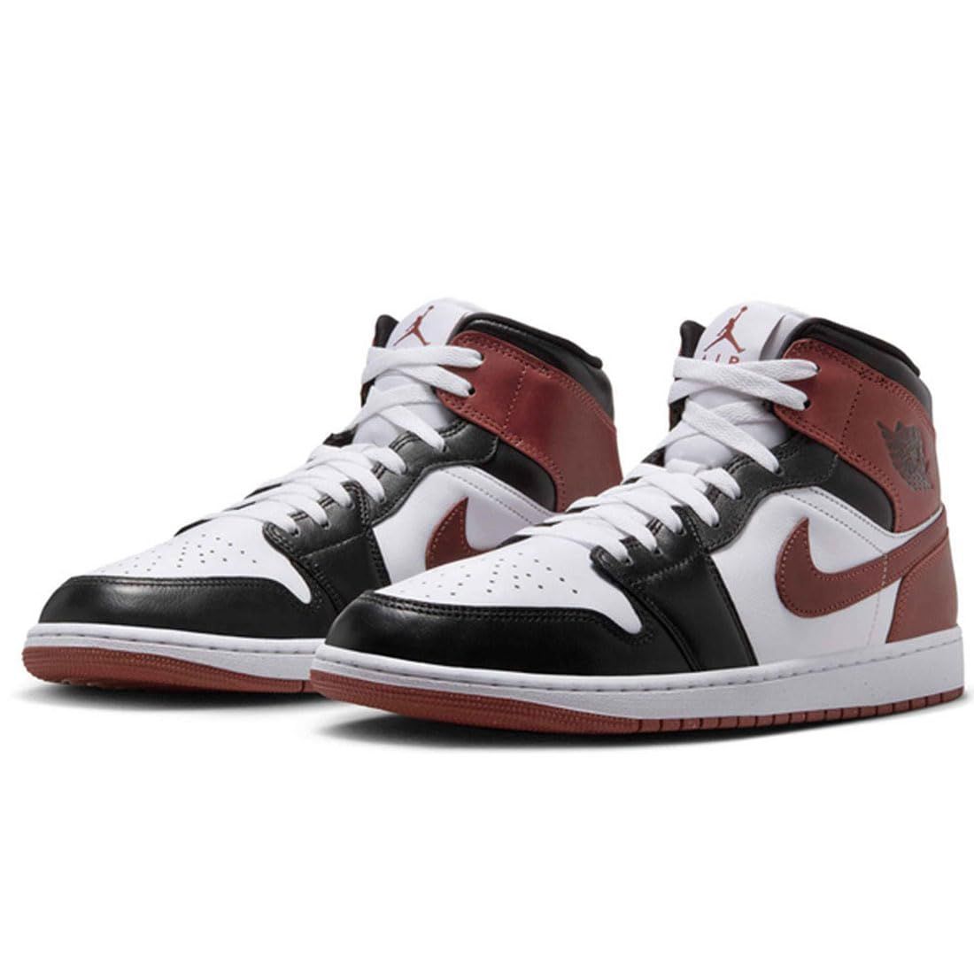 [ナイキ] エア ジョーダン 1 ミッド SE AIR JORDAN 1 MID SE ホワイト/ブラック/ダークポニー HF3216-102 26.5cm [26.5 cm]