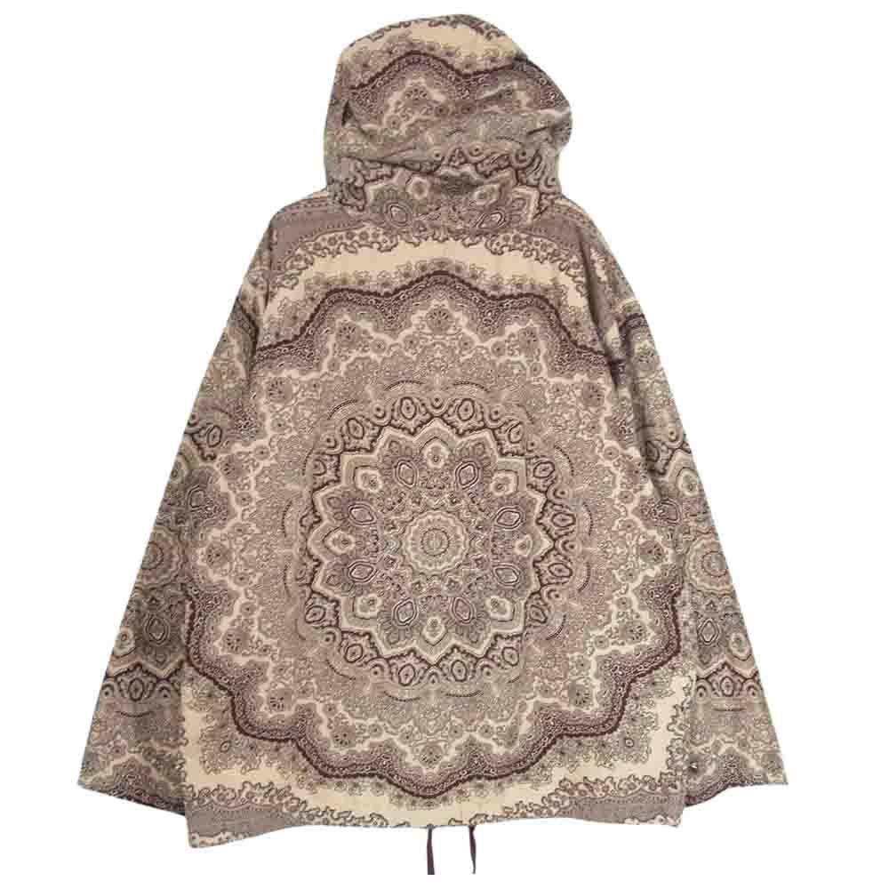 TENDERLOIN テンダーロイン 16SS T-PAISLEY HOODED BROWN ペイズリー フーデッド パーカー ブラウン系 S【中古】