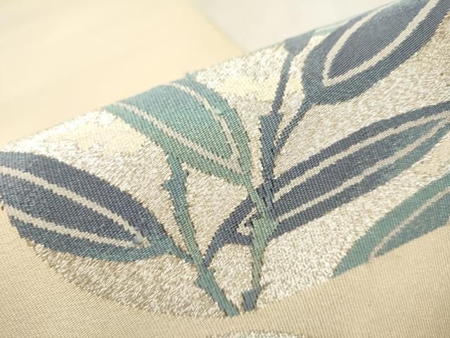 平和屋着物○爪掻き本綴れ 八寸名古屋帯 遠山文 金銀糸